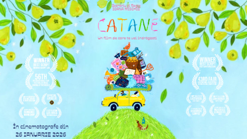 Unul dintre cele mai așteptate filme ale anului, CATANE, comedia-manifest semnată de Ioana Mischie, se lansează în cinematografele din România din 26 ianuarie 2026