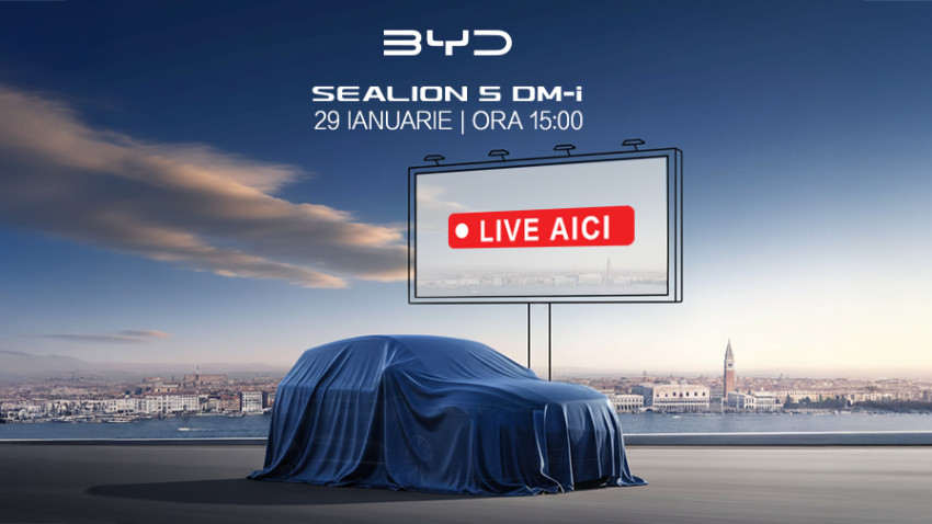 Premieră în România pe piața auto: BYD cucerește ecranele din toată țara cu lansarea SEALION 5 DM-i