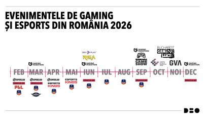 2026, anul cu cele mai multe evenimente de gaming din Rom&acirc;nia