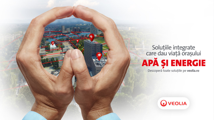 Prima campanie Veolia România vorbește despre un viitor sustenabil, infrastructuri inteligente și confort sporit pentru români
