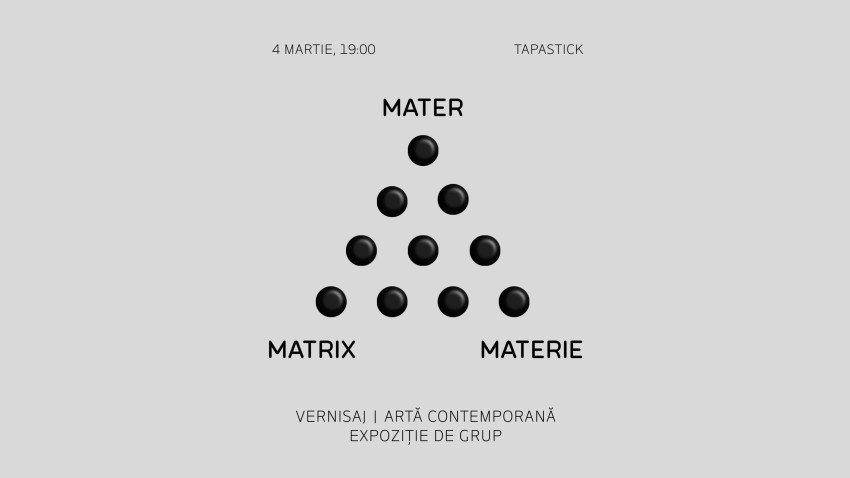 MATER • MATRIX • MATERIE - O explorare artistică a originii