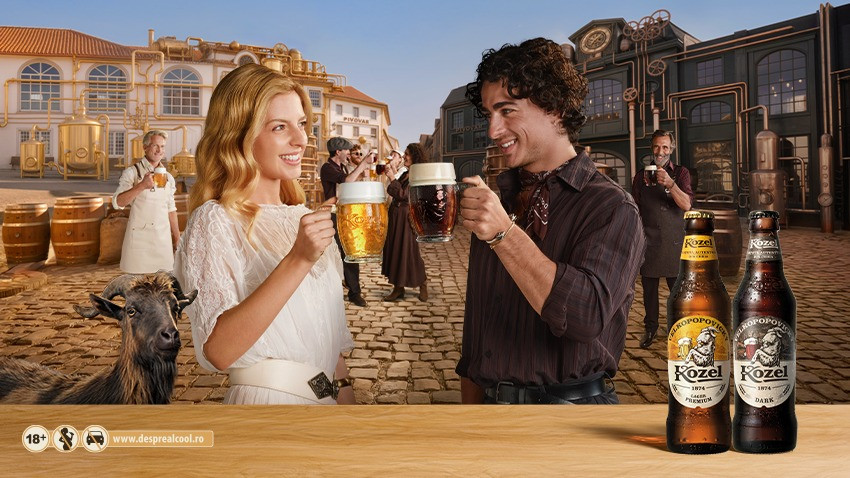 Kozel lansează în România campania de brand „Light vs. Dark” și pune în valoare dualitatea care ne aduce mereu împreună