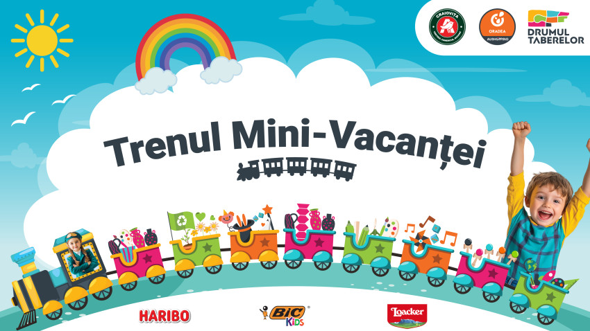 Centrele comerciale Auchan, Aushopping și Drumul Taberelor lansează „Trenul Mini Vacanței” pentru comunitățile locale