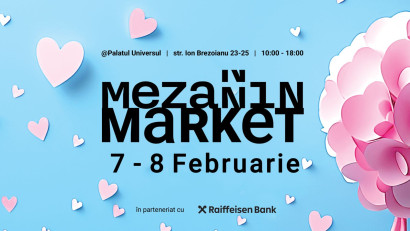 Mezanin Market deschide sezonul t&acirc;rgurilor din 2026. Aproape 400 de creatori locali sunt așteptați la peste 20 de evenimente &icirc;n acest an. Pe 7 și 8 februarie, publicul este invitat la t&acirc;rgul Valentine&rsquo;s Mood