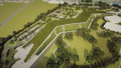 Cum va arăta noul Spital Municipal din Lugoj,&nbsp;proiectat de TESSERACT:&nbsp;Un pod verde &icirc;ntre comunitate și natură
