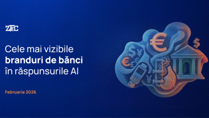 Cele mai vizibile bănci &icirc;n răspunsurile AI &icirc;n luna Februarie 2026 | By Zitec
