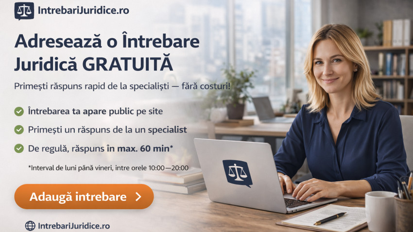 Românii pot primi răspunsuri juridice gratuite în maximum 60 de minute. O nouă platformă simplifică accesul la informații și specialiști