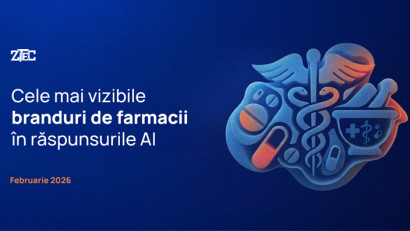 Cele mai vizibile farmacii &icirc;n răspunsurile AI &icirc;n luna Februarie 2026 | By Zitec