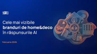 Cele mai vizibile branduri de home &amp; deco &icirc;n răspunsurile AI &icirc;n luna Februarie 2026 | By Zitec