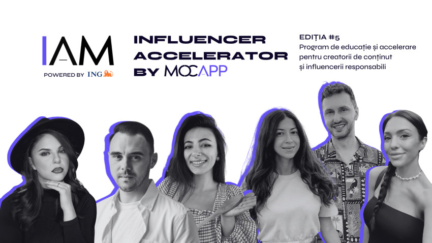 MOCAPP lansează Ediția #5 a Influencer Accelerator –  programul educațional care formează influenceri responsabili și etici