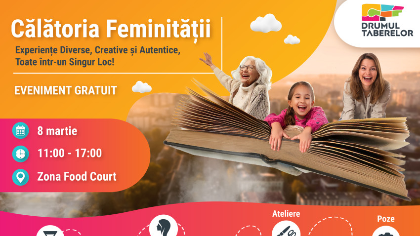 Feminitatea reinterpretată prin experiențe interactive la Centrul Comercial Auchan Titan și Drumul Taberelor