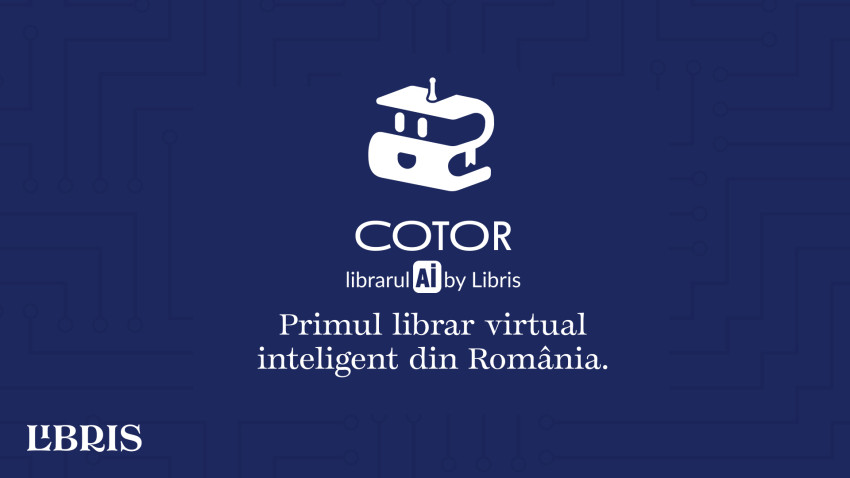 Cotor, librarul AI al Libris, este primul librar virtual inteligent din România și un filtru în multitudinea de recomandări de carte