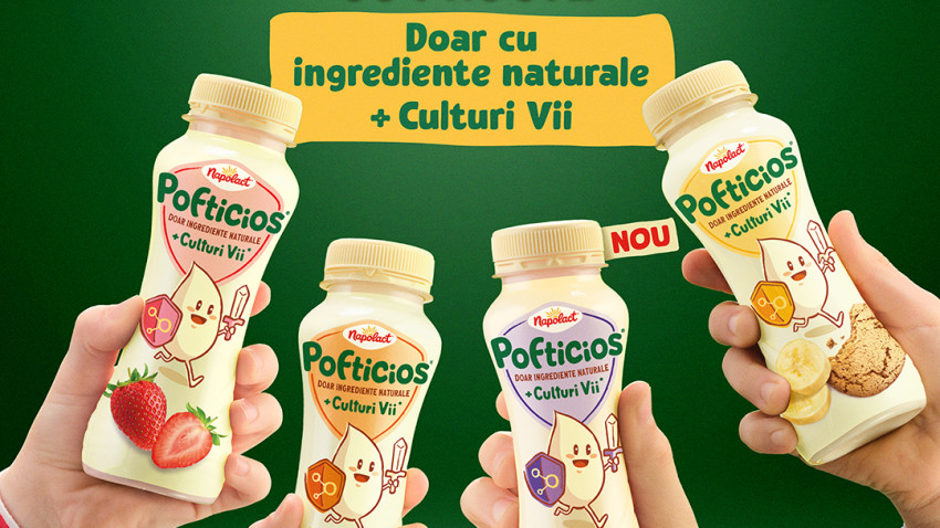 Cohn&Jansen și Napolact dau “liber la pofte” cu noul iaurt Pofticios
