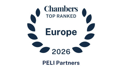 PeliPartners, inclusă &icirc;n Band 1 &icirc;n Ghidul Chambers and Partners Europe 2026 pentru Real Estate