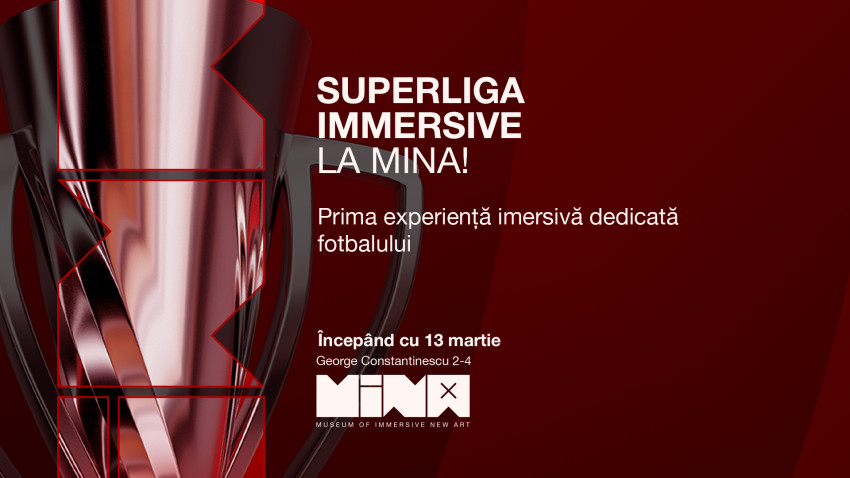 MINA și SuperLiga lansează show-urile imersive dedicate echipelor de top din fotbalul românesc