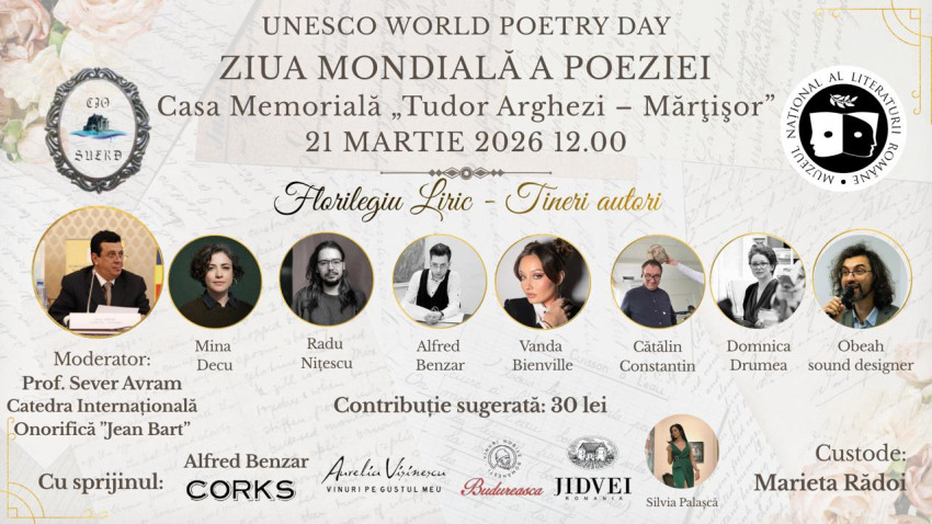 Ziua Mondială a Poeziei - UNESCO World Poetry Day