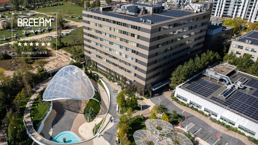 Genesis Property obține certificarea BREEAM „Outstanding” pentru clădirea DE din YUNITY Park