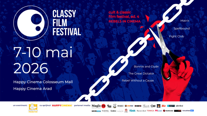 Classy Film Festival aduce filmele clasice mai aproape de publicul de azi