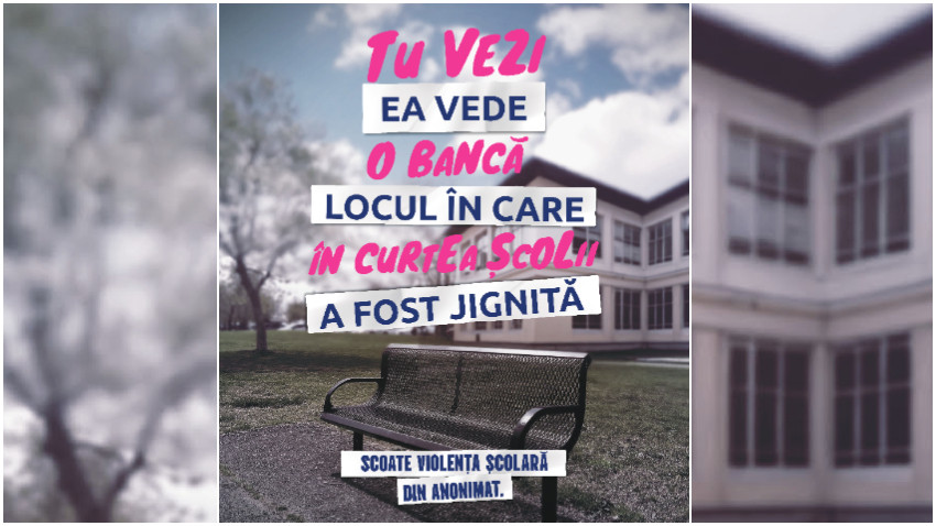 „Scoate violența școlară din anonimat!”: o campanie anti-bullying care le oferă elevilor un nou instrument pentru a semnala violența