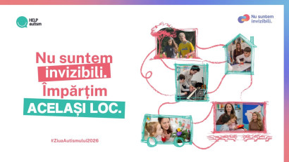 De Ziua Internațională de Conștientizare a Autismului, asociația Help Autism ne reamintește că incluziunea &icirc;ncepe cu a vedea și a &icirc;nțelege