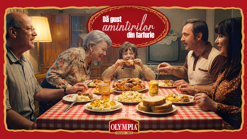 Olympia dă gust amintirilor din farfurie într-o campanie ce aduce împreună rețetele delicioase, arta și cele mai frumoase povești de la masă