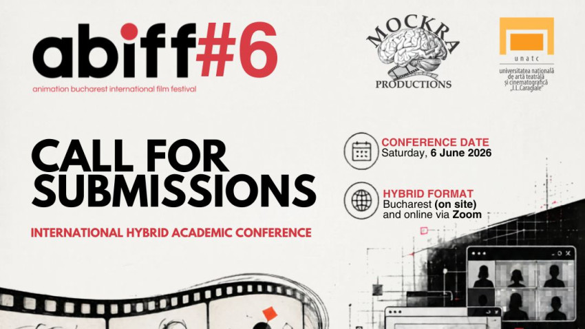 ABIFF – Animation Bucharest International Film Festival #6 lansează apelul internațional pentru conferința academică „Animation: Creativity, Practice, and Interdisciplinary Perspectives”