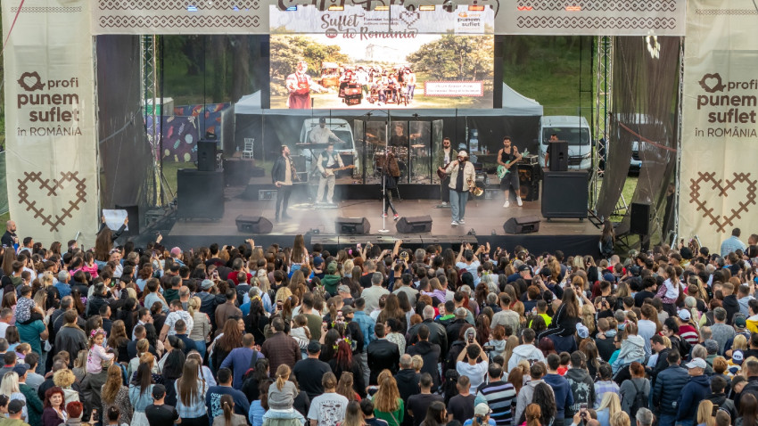 Goldfish Project a susținut organizarea celei mai ample ediții a festivalului Suflet de România, pe Domeniul Regal Săvârșin