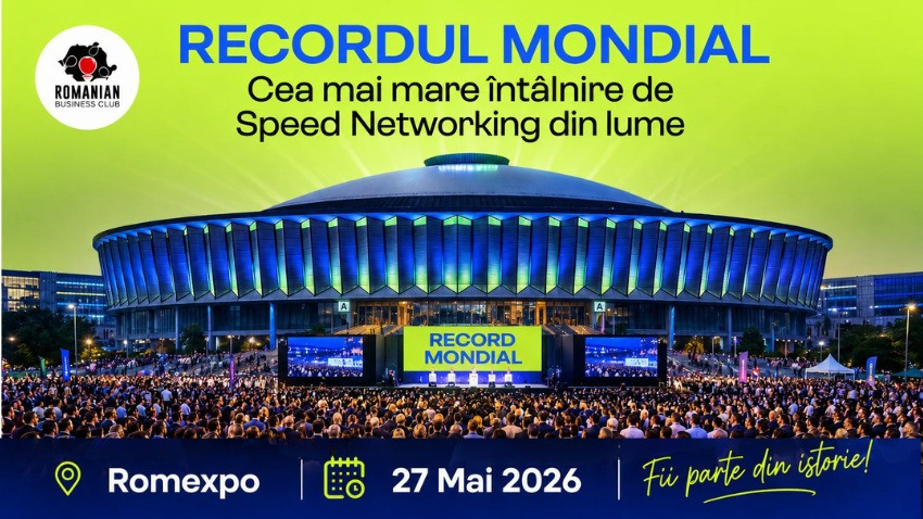 Cea mai mare întâlnire de business networking din lume ajunge la București, într-un proiect semnat de The Public Advisors alături de Romanian Business Club