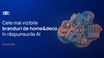 Cele mai vizibile branduri de Home &amp; Deco &icirc;n răspunsurile AI &icirc;n luna Martie 2026 | By Zitec