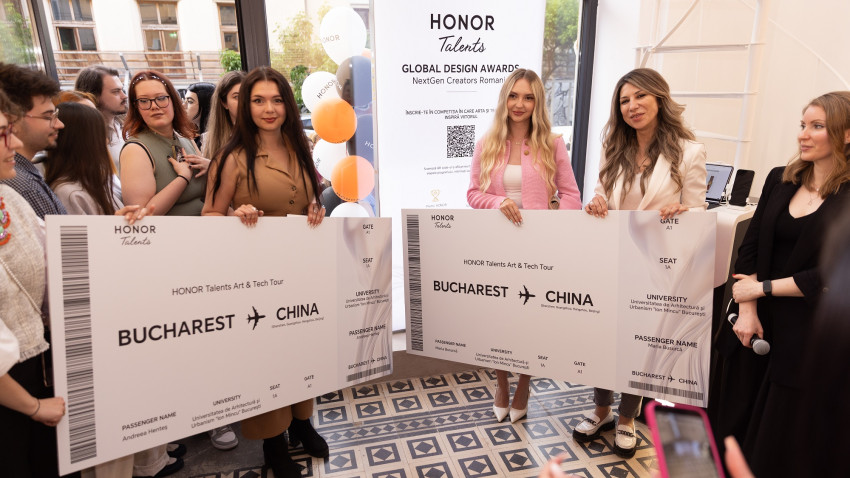 România se remarcă în competiția globală HONOR Talents: NextGen Creators premiază noua generație de artiști și designeri la București 