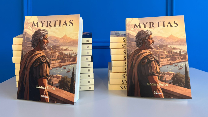 „Myrtias", un roman despre întoarcerea acasă a unui general al lui Alexandru Macedon, semnat de Rodica Fuicu