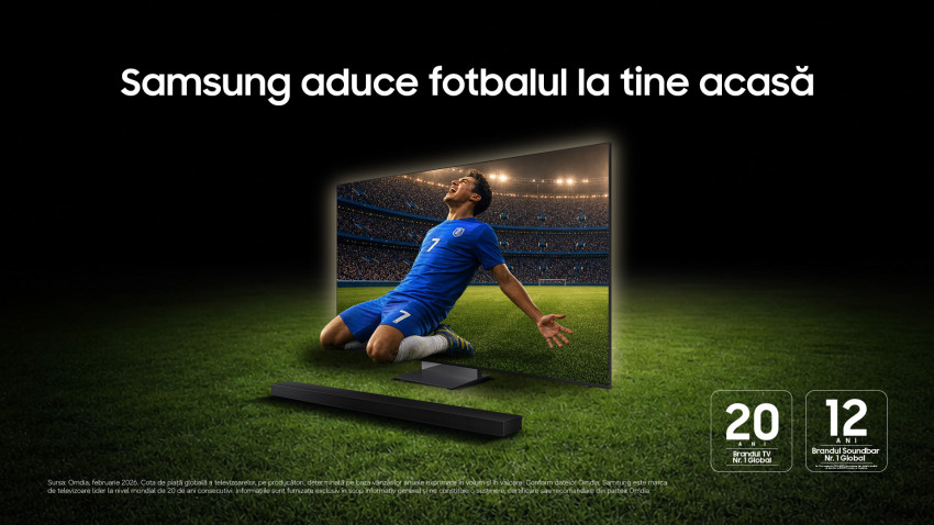 Samsung și Antena 1 vor să transforme modul în care românii trăiesc sportul la TV în vara lui 2026