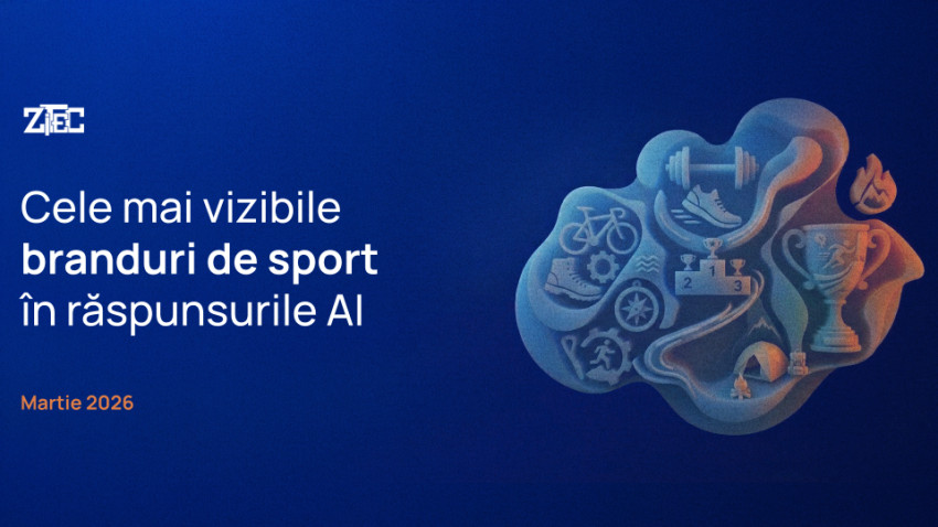Cele mai vizibile branduri și magazine sportive în răspunsurile AI în luna Martie 2026 | By Zitec