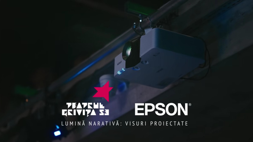 Epson x Teatru Grivița 53: când proiecția devine parte din actul creativ
