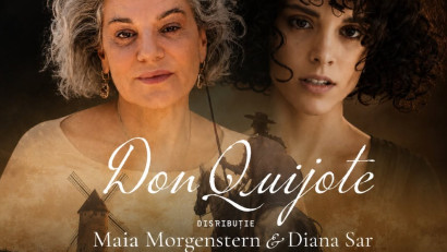 Pentru prima dată &icirc;n Rom&acirc;nia, Don Quijote și Sancho Panza sunt interpretați de două actrițe.&nbsp;Maia Morgenstern și Diana Sar urcă &icirc;mpreună pe scena Sălii Radio