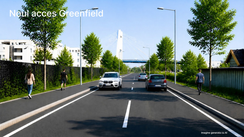 Acces Nou Greenfield: IMPACT Developer & Contractor demarează lucrările pentru noua cale de acces în cartierul GREENFIELD Băneasa