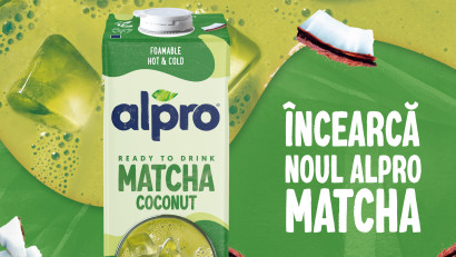 Danone extinde gama Alpro cu Alpro Matcha Coconut, o băutură pe bază de plante gata de consum