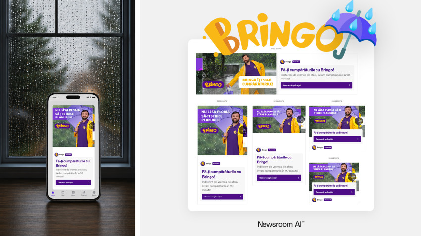 [Case Study] Când vremea devine strategie media: cum a transformat Bringo 2,5 milioane de impresii în momente cu sens