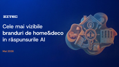 Cele mai vizibile branduri de Home & Deco în răspunsurile AI în luna Mai 2026 | By Zitec