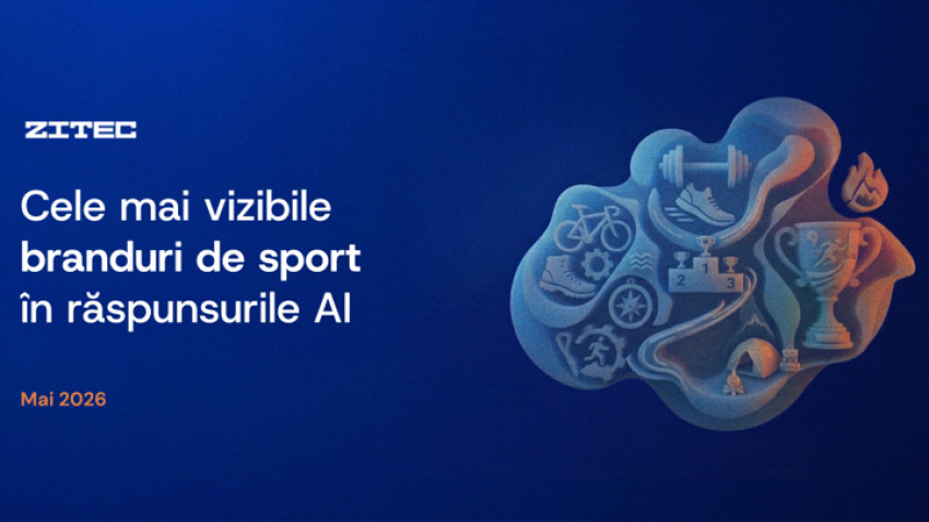 Cele mai vizibile branduri și magazine sportive în răspunsurile AI în luna Mai 2026 | By Zitec