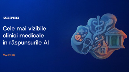 Cele mai vizibile clinici medicale în răspunsurile AI în luna Mai 2026 | By Zitec