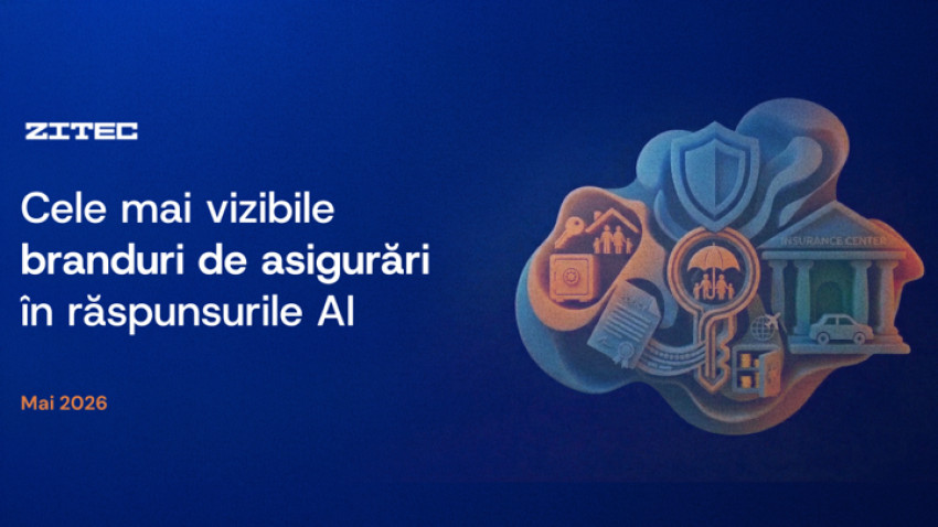 Cele mai vizibile companii de asigurări în răspunsurile AI în luna Mai 2026 | By Zitec