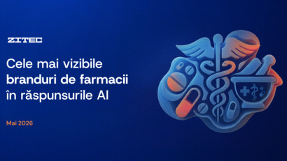 Cele mai vizibile farmacii în răspunsurile AI în luna Mai 2026 | By Zitec