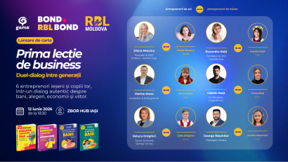 Editura Gama lansează la Iași colecțiile de educație financiară pentru copii și adolescenți, &icirc;n cadrul evenimentului Prima lecție de business