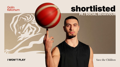 Campania &bdquo;Hai să jucăm corect! Fără vedete la jocuri de noroc&rdquo; aduce Golin Ketchum Rom&acirc;nia și Salvați Copiii Rom&acirc;nia pe shortlist-ul Cannes Lions 2026