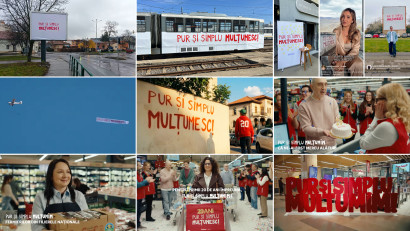 Aniversarea Auchan 20 de ani transformă recunoștința &icirc;ntr-o campanie națională, cu sprijinul GetSparks. Povestea teasing-ul &bdquo;Pur şi simplu mulțumesc!&rdquo; şi a reveal-ul &bdquo;Pur şi simplu mulțumim!&rdquo;