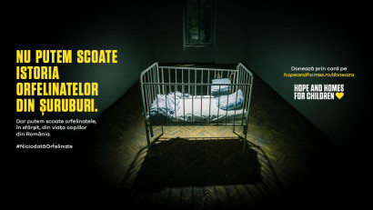 KUBIS semnează campania &bdquo;Niciodată Orfelinate&rdquo; pentru Hope and Homes for Children, un demers despre finalul orfelinatelor din Rom&acirc;nia