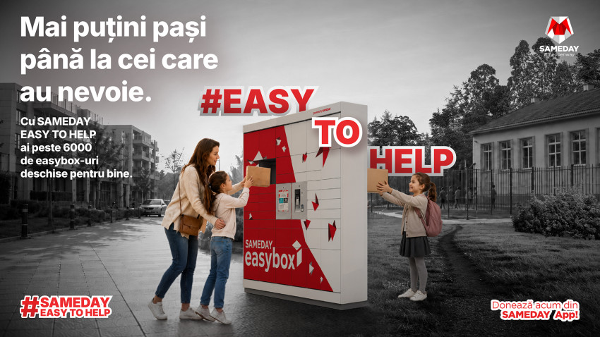 Ce zice sacul ăla cu haine care stă pe hol de 6 luni? Acum chiar nu mai zice nimic pentru că să donezi a devenit mai simplu cu #easytohelp campanie SAMEDAY x WOPA