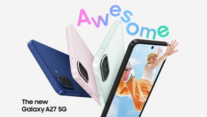 Samsung Galaxy A27 5G oferă un ecran imersiv și funcții inteligente extraordinare unui număr mai mare de utilizatori