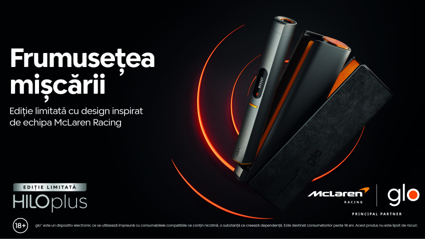 Limited-Edition - glo™ Launches in Romania a device with design inspired by McLaren Racing